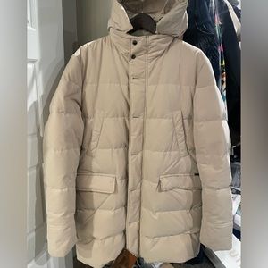 Moorer Italy Down/Cashmere Parka size: 54 IT / 44r US Beige